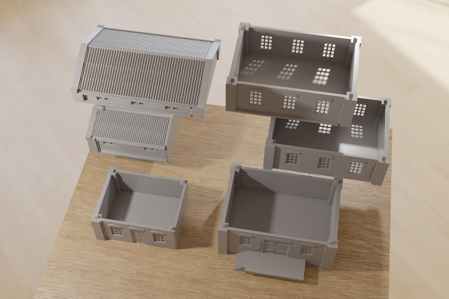 Wargaming Terrain WWII Industrial Mill Various Scales Historical Wargaming (US tariffs are pre-paid by us)