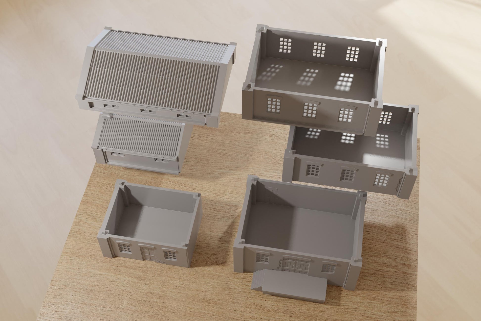 Wargaming Terrain WWII Industrial Mill Various Scales Historical Wargaming (US tariffs are pre-paid by us)