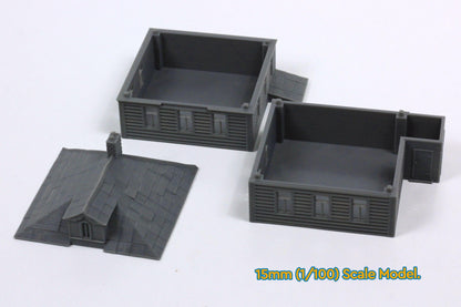 Wargaming Terrain WWII Large Soviet Dacha House Various Scales Historical Wargaming (US tariffs are pre-paid by us)
