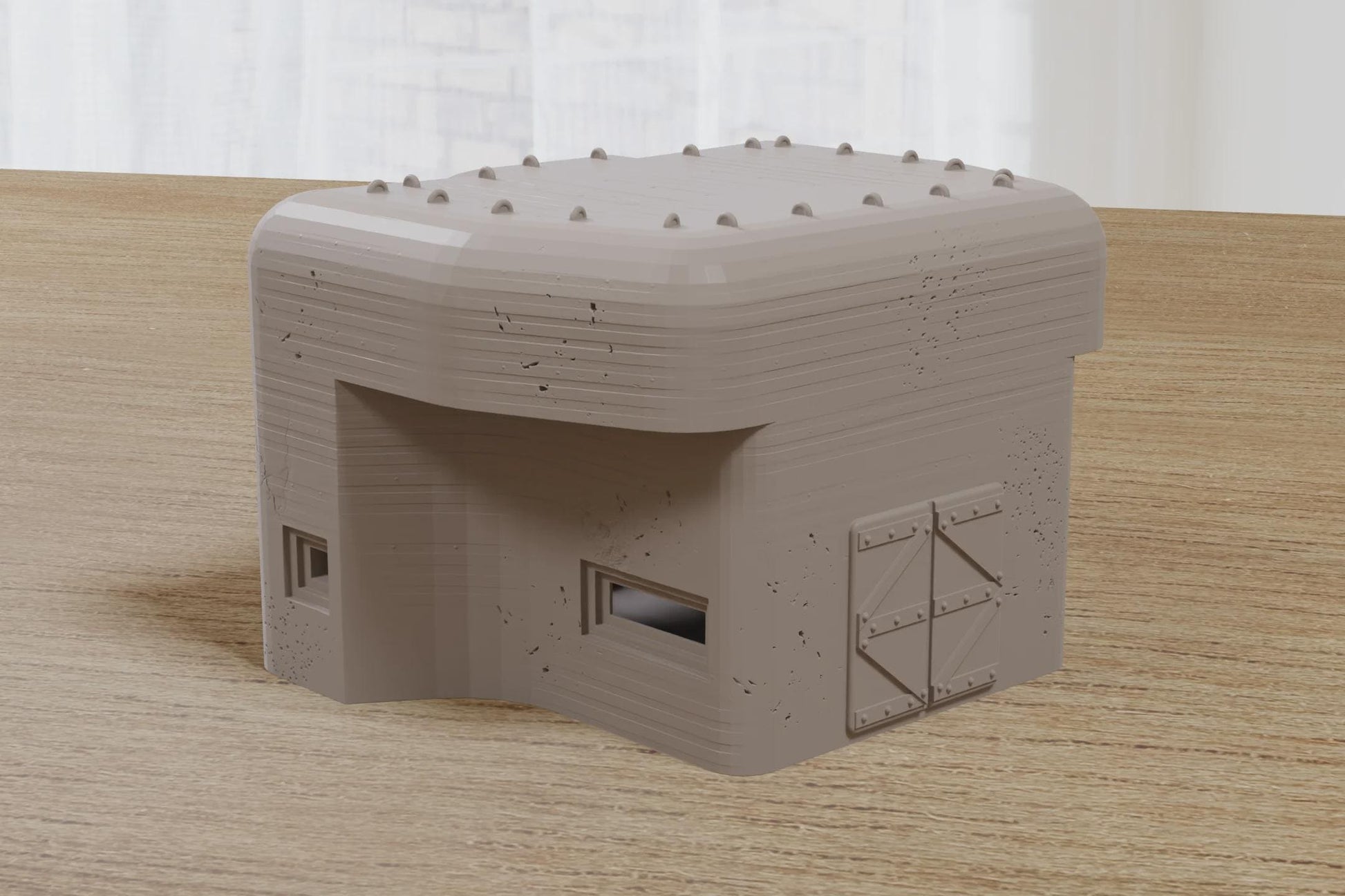 Wargaming Terrain WWII Maginot Line Block B303 Bunker Warehouse Various Scales Historical Wargaming (US tariffs are pre-paid by us)