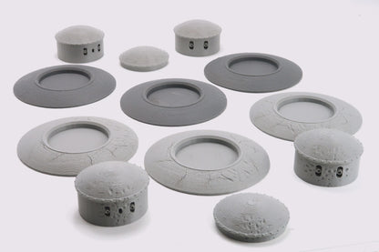 Wargaming Terrain WWII Maginot Line Gun Turret M1932 Set Warehouse Various Scales Historical Wargaming (US tariffs are pre-paid by us)