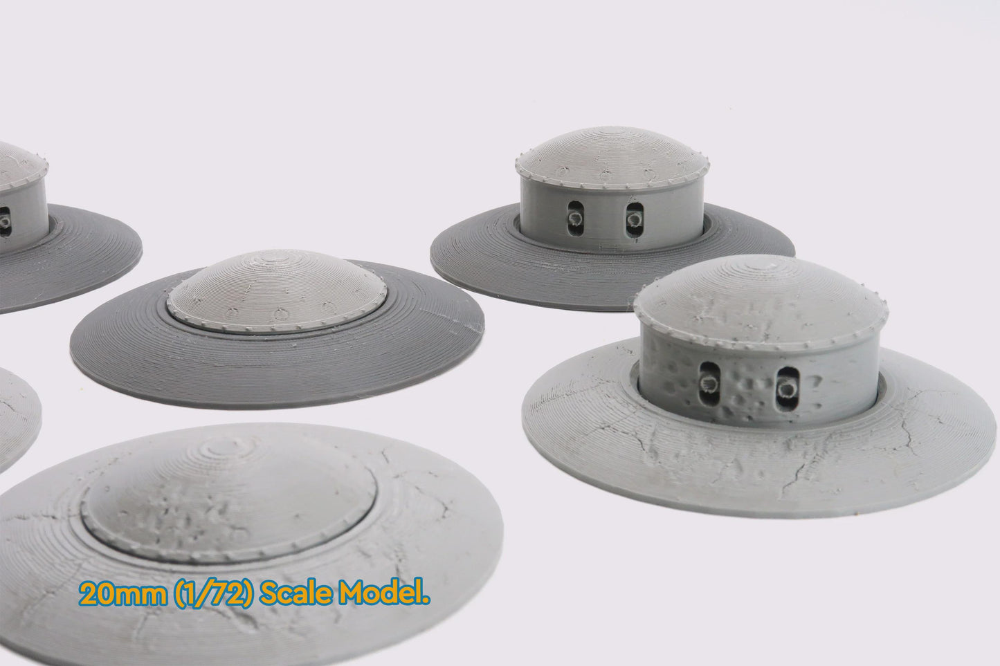 Wargaming Terrain WWII Maginot Line Gun Turret M1932 Set Warehouse Various Scales Historical Wargaming (US tariffs are pre-paid by us)