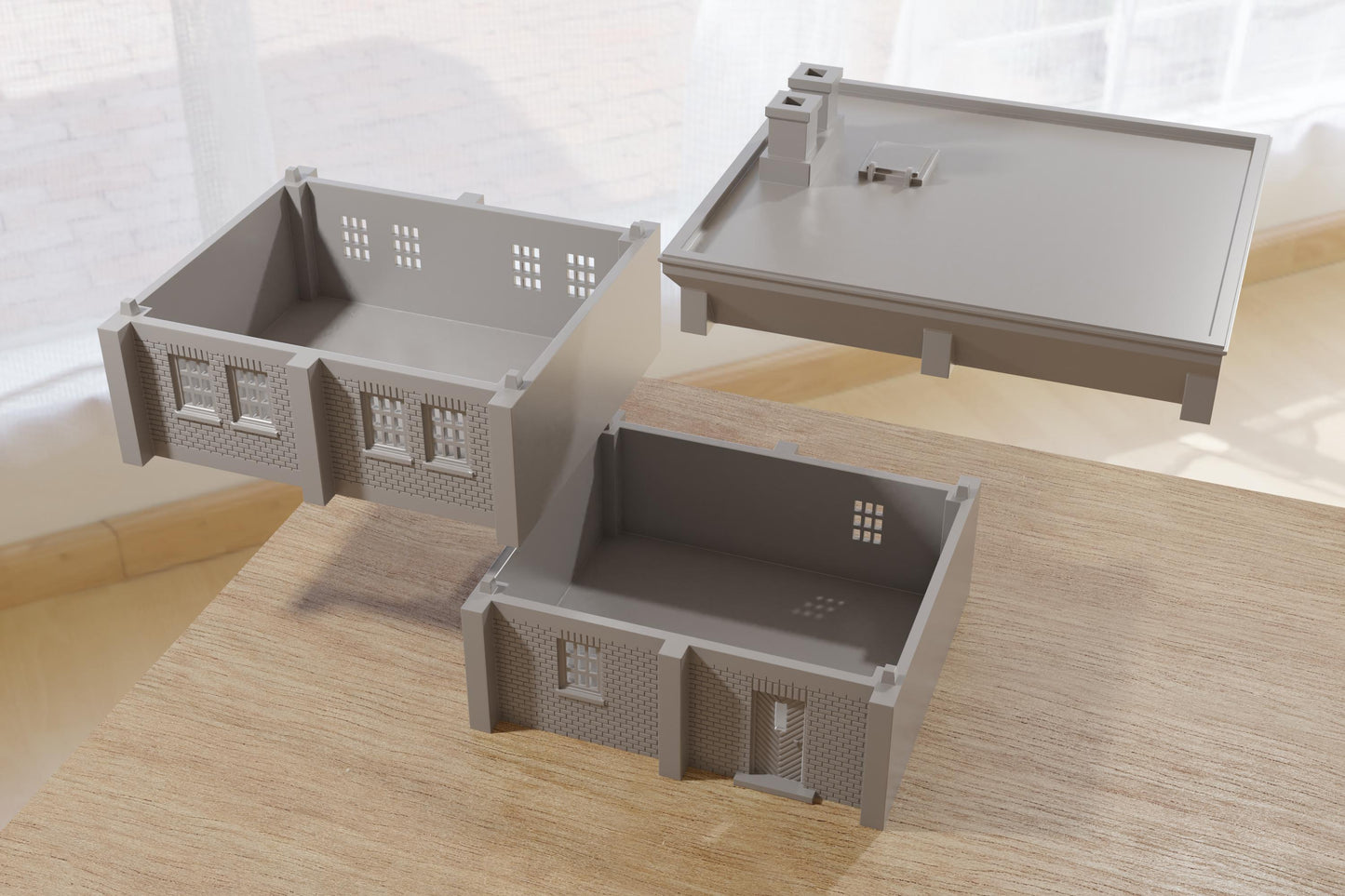 Wargaming Terrain WWII Modular Factory Various Scales Historical Wargaming (US tariffs are pre-paid by us)