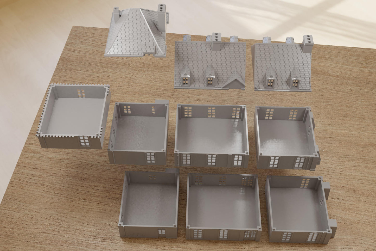Wargaming Terrain WWII Normandy Chateau st Come Breville Various Scales Historical Wargaming (US tariffs are pre-paid by us)