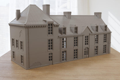 Wargaming Terrain WWII Normandy Chateau st Come Breville Various Scales Historical Wargaming (US tariffs are pre-paid by us)