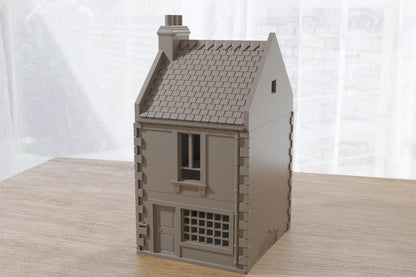 Wargaming Terrain WWII Normandy Row House 2 Various Scales Historical Wargaming (US tariffs are pre-paid by us)