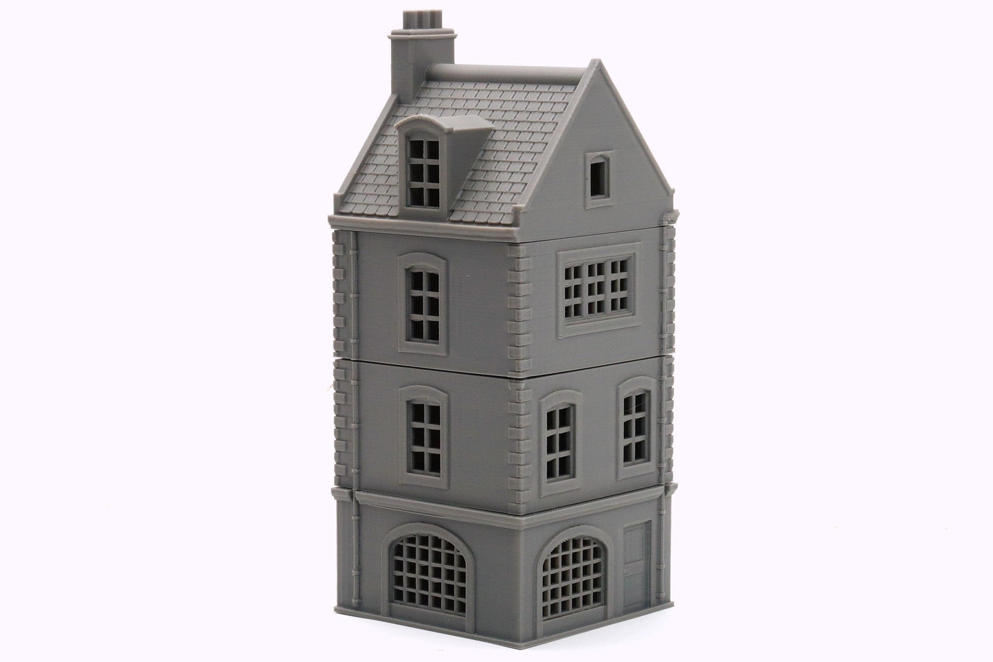 Wargaming Terrain WWII Normandy Row House 3 Various Scales Historical Wargaming (US tariffs are pre-paid by us)