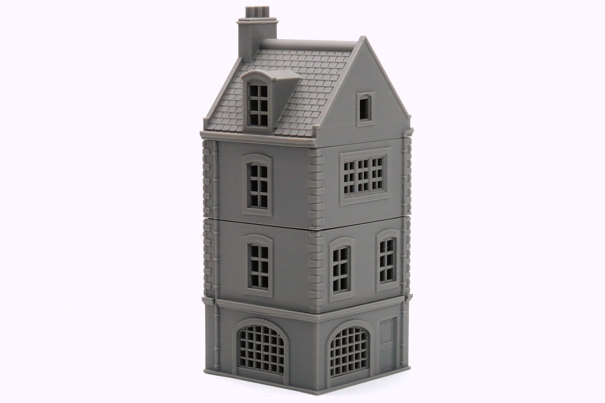 Wargaming Terrain WWII Normandy Row House 3 Various Scales Historical Wargaming (US tariffs are pre-paid by us)