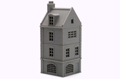 Wargaming Terrain WWII Normandy Row House 3 Various Scales Historical Wargaming (US tariffs are pre-paid by us)