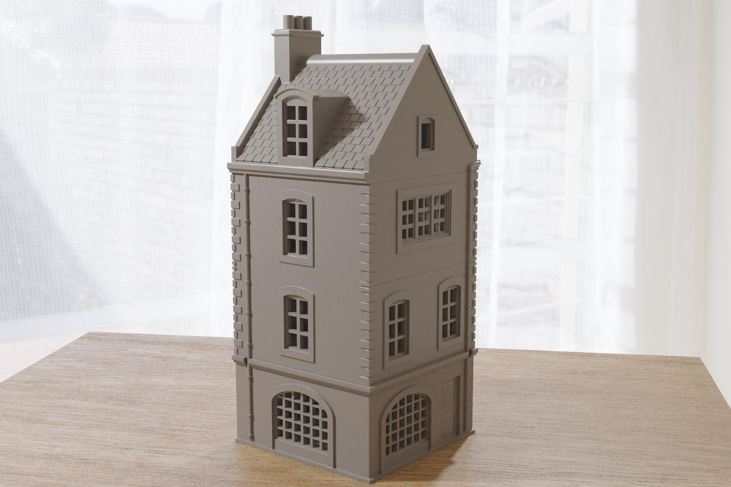 Wargaming Terrain WWII Normandy Row House 3 Various Scales Historical Wargaming (US tariffs are pre-paid by us)