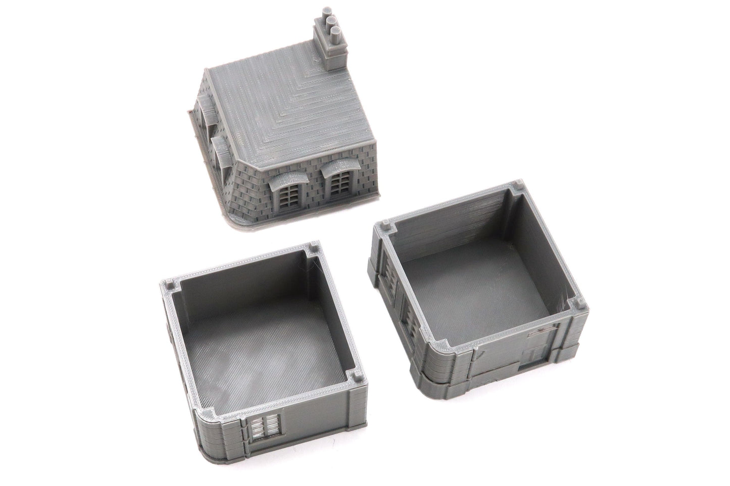 Wargaming Terrain WWII Normandy Row House 4 Various Scales Historical Wargaming (US tariffs are pre-paid by us)