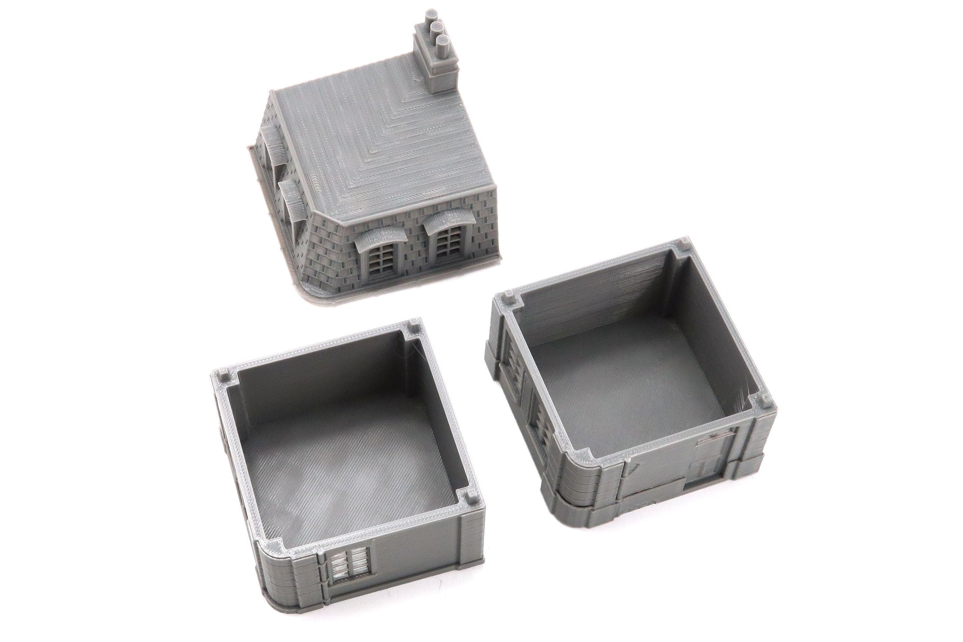 Wargaming Terrain WWII Normandy Row House 4 Various Scales Historical Wargaming (US tariffs are pre-paid by us)