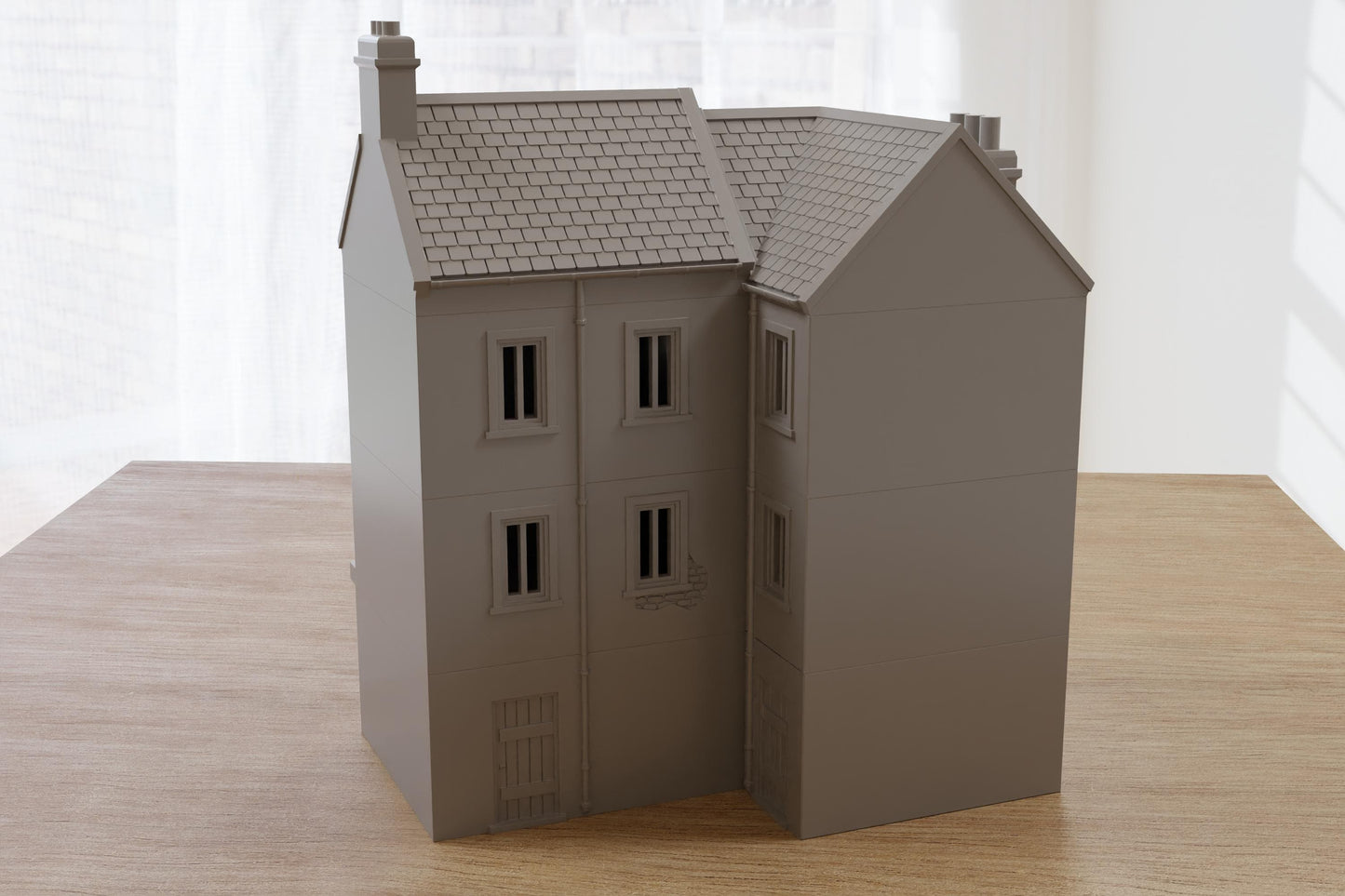 Wargaming Terrain WWII Normandy Corner Block House Various Scales Historical Wargaming (US tariffs are pre-paid by us)
