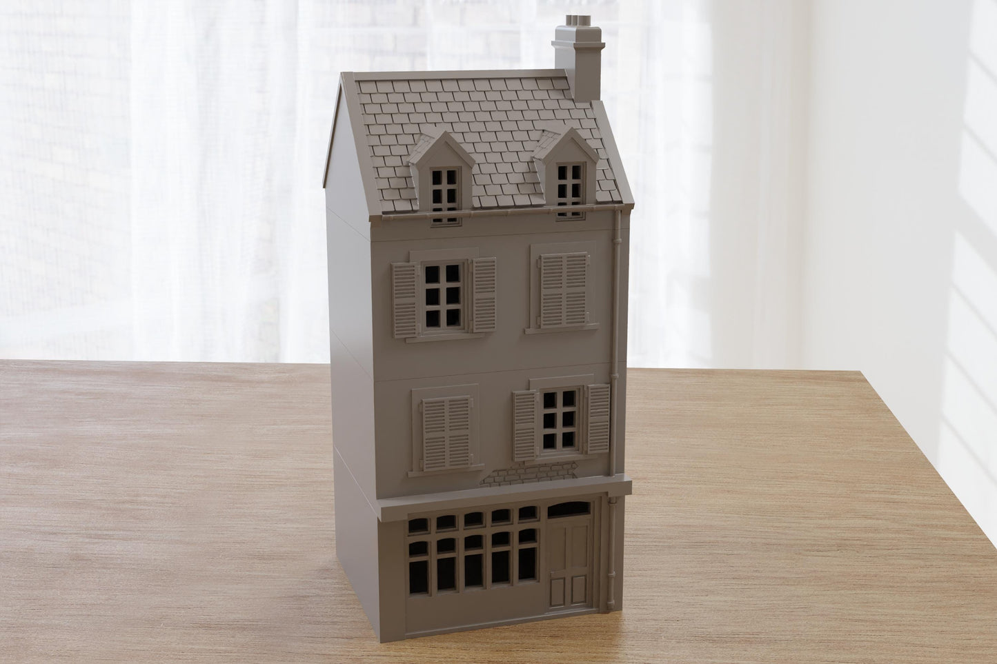 Wargaming Terrain WWII Normandy Corner Block House Various Scales Historical Wargaming (US tariffs are pre-paid by us)