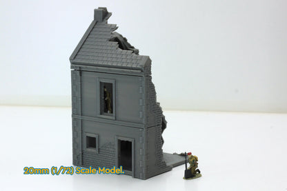 Wargaming Terrain WWII Normandy French Village House 6 Various Scales Historical Wargaming (US tariffs are pre-paid by us)