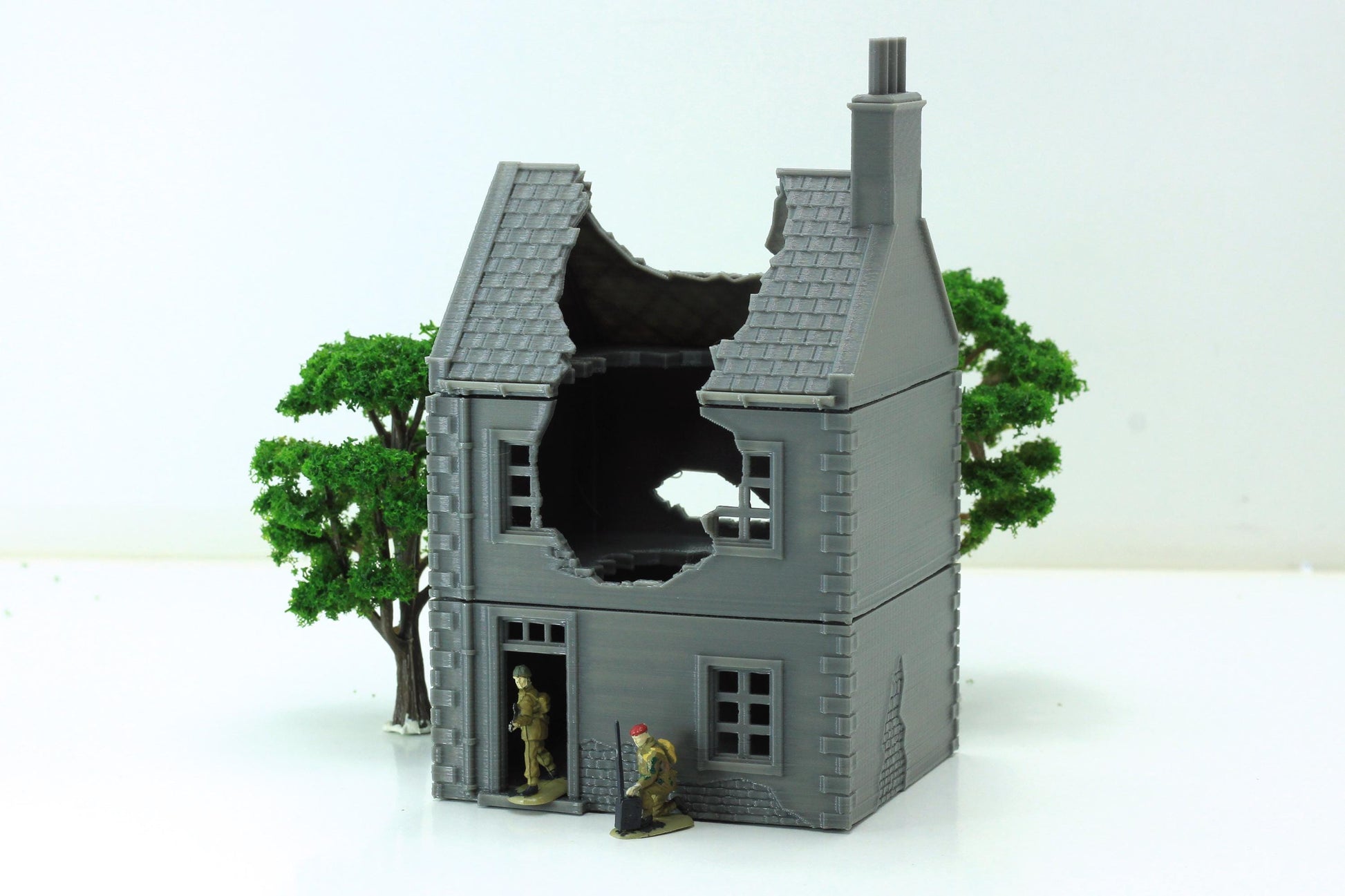 Wargaming Terrain WWII Normandy French Village House 7 Various Scales Historical Wargaming (US tariffs are pre-paid by us)