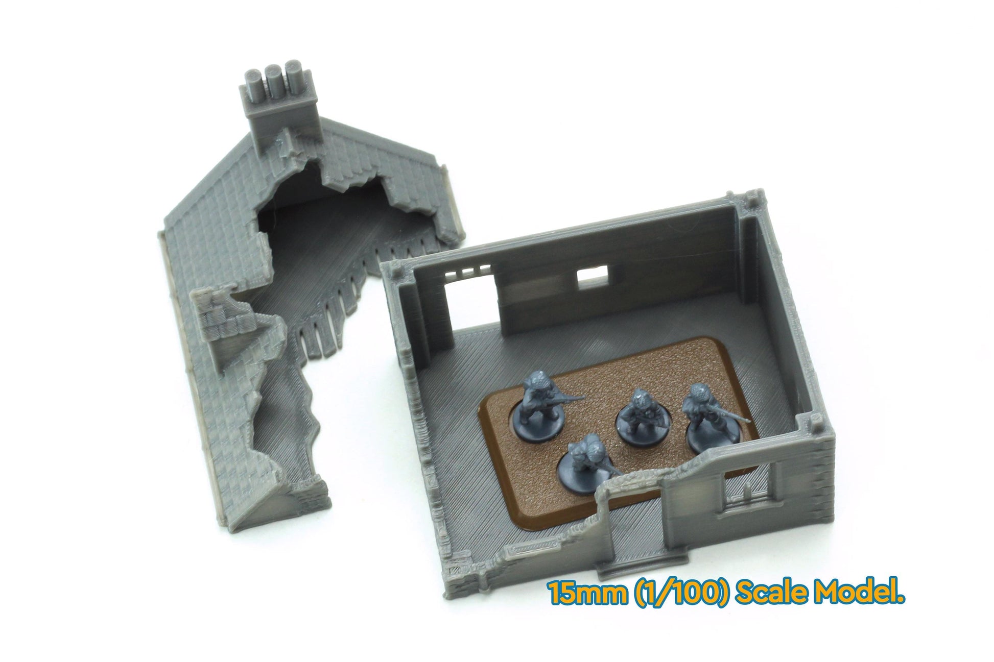 Wargaming Terrain WWII Normandy French Village Houses (set of both) 2 Various Scales Historical Wargaming (US tariffs are pre-paid by us)