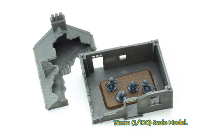 Wargaming Terrain WWII Normandy French Village Houses (set of both) 2 Various Scales Historical Wargaming (US tariffs are pre-paid by us)