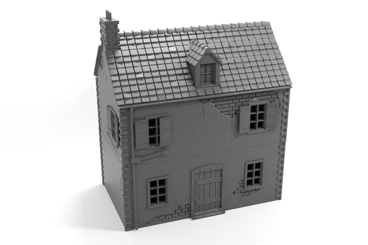 Wargaming Terrain WWII Normandy Village House 1 Various Scales Historical Wargaming (US tariffs are pre-paid by us)