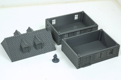 Wargaming Terrain WWII Normandy Village House 3 Various Scales Historical Wargaming (US tariffs are pre-paid by us)