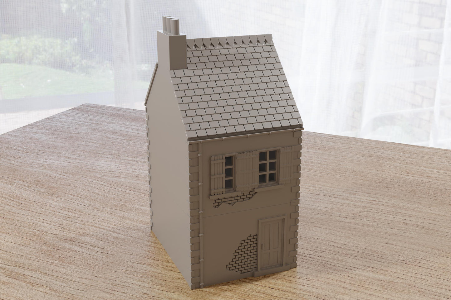 Wargaming Terrain WWII Normandy Village House 3 Various Scales Historical Wargaming (US tariffs are pre-paid by us)