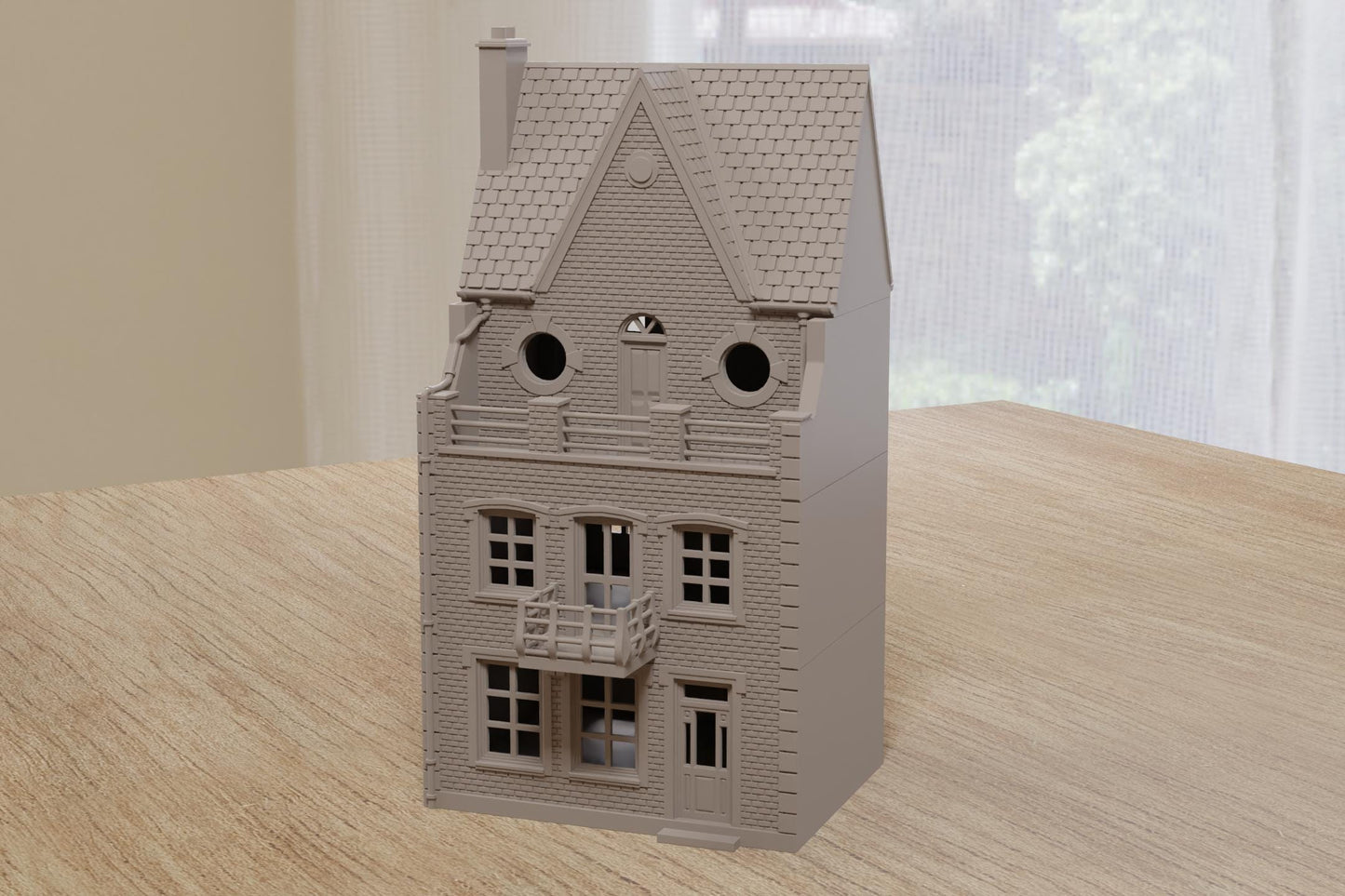 Wargaming Terrain WWII Northern France Townhouse 3 Various Scales Historical Wargaming (US tariffs are pre-paid by us)