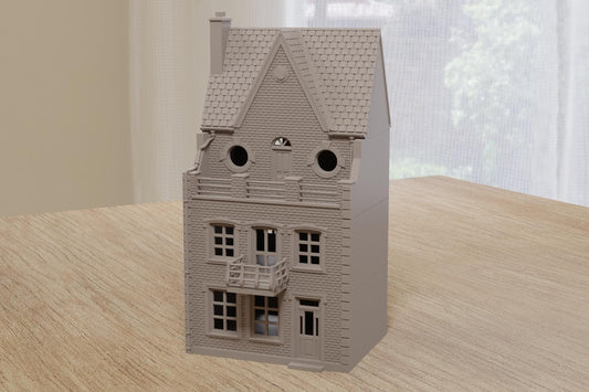 Wargaming Terrain WWII Northern France Townhouse 3 Various Scales Historical Wargaming (US tariffs are pre-paid by us)