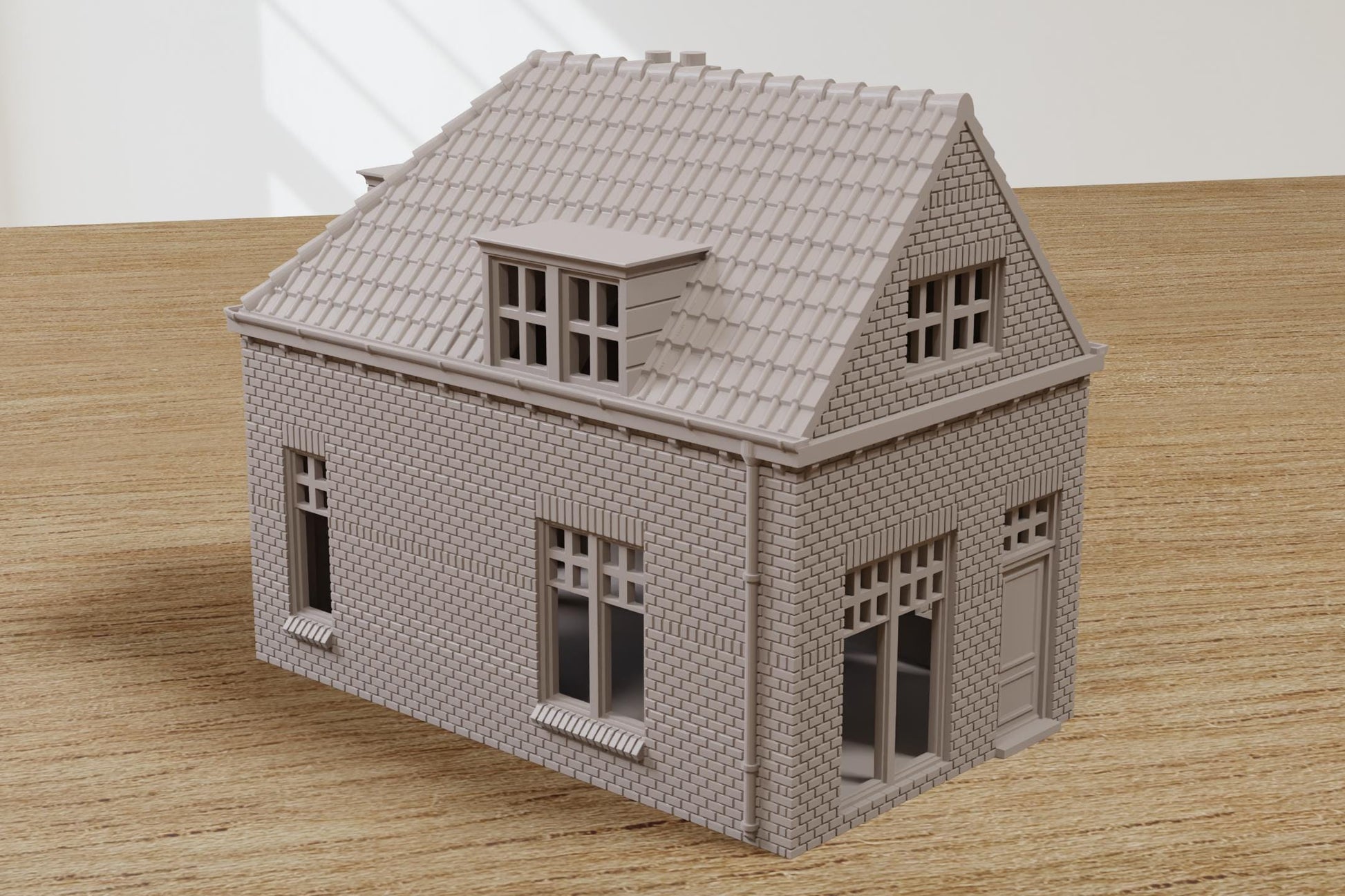 Wargaming Terrain WWII Oosterbeek Brick House 2 Various Scales Historical Wargaming (US tariffs are pre-paid by us)