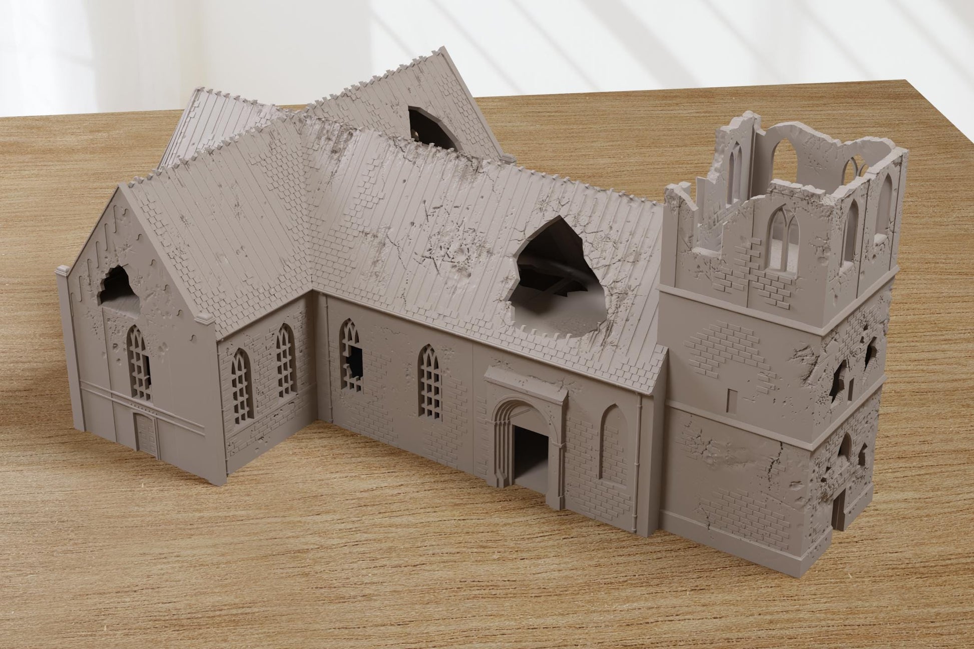 Wargaming Terrain WWII Oude Kerk Oosterbeek Church Various Scales Historical Wargaming (US tariffs are pre-paid by us)