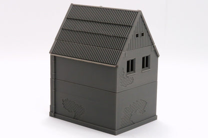 Wargaming Terrain WWII Polish Village House 1 Various Scales Historical Wargaming (US tariffs are pre-paid by us)