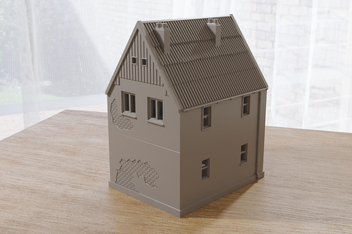 Wargaming Terrain WWII Polish Village House 1 Various Scales Historical Wargaming (US tariffs are pre-paid by us)