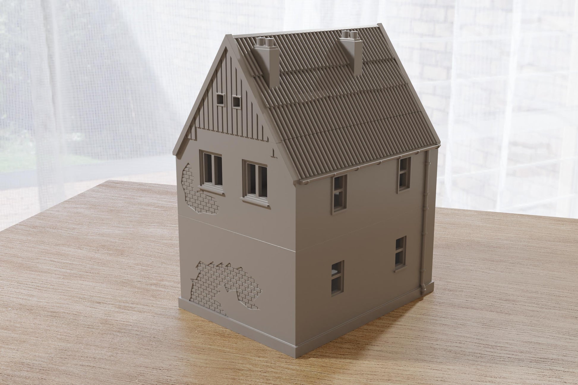 Wargaming Terrain WWII Polish Village House 1 Various Scales Historical Wargaming (US tariffs are pre-paid by us)