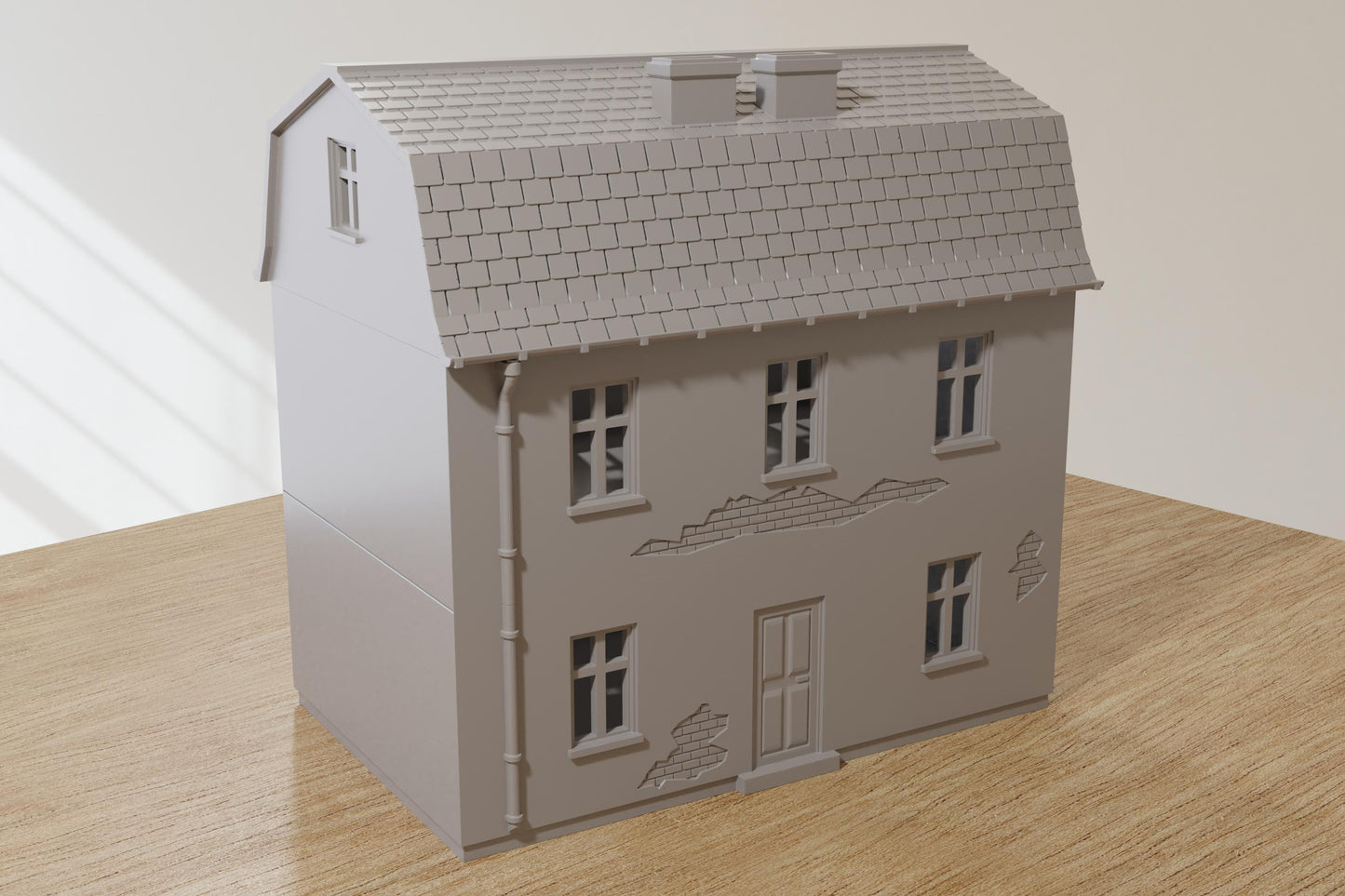 Wargaming Terrain WWII Polish Village House 2 Various Scales Historical Wargaming (US tariffs are pre-paid by us)