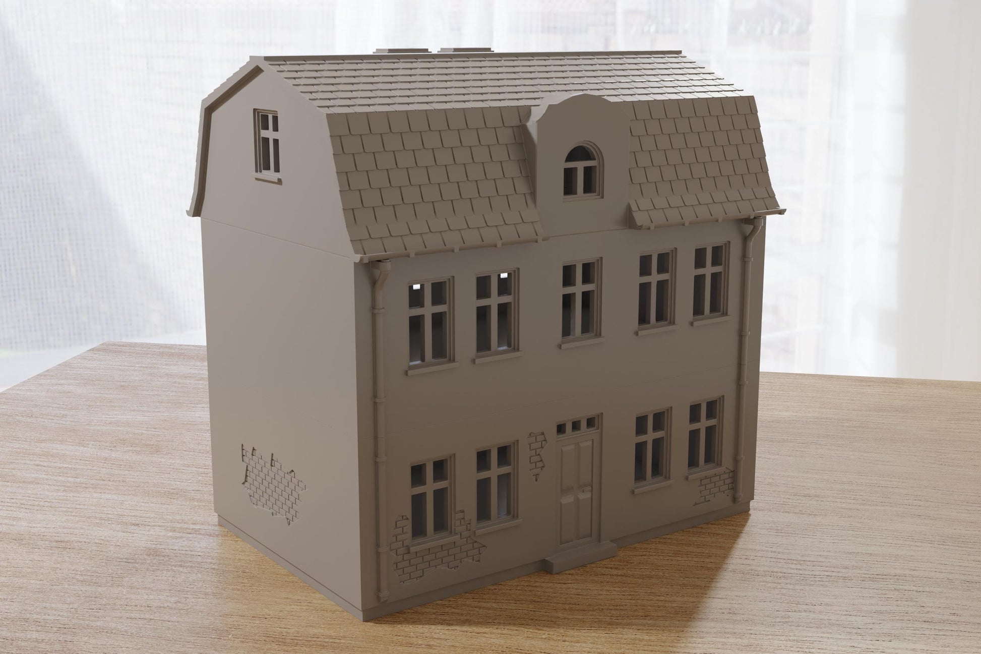 Wargaming Terrain WWII Polish Village House 2 Various Scales Historical Wargaming (US tariffs are pre-paid by us)