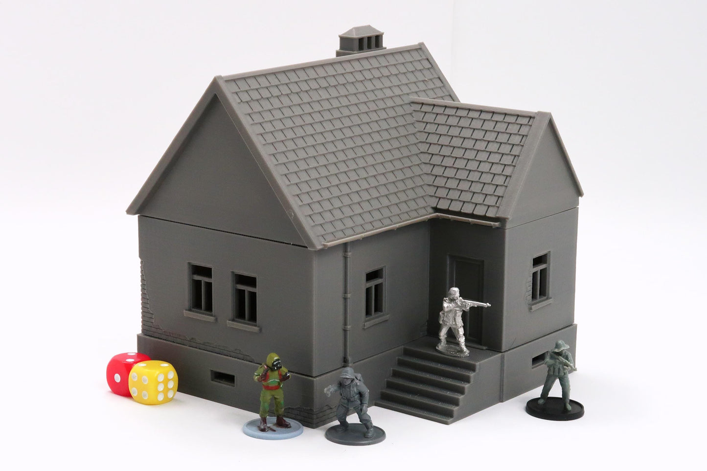 Wargaming Terrain WWII Polish Village House 3 Various Scales Historical Wargaming (US tariffs are pre-paid by us)