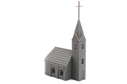Wargaming Terrain WWII Polish Village Rural Chapel (set of 2 buildings) Various Scales Historical Wargaming (US tariffs are pre-paid by us)