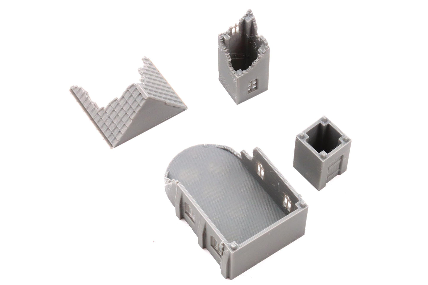 Wargaming Terrain WWII Polish Village Rural Chapel (set of 2 buildings) Various Scales Historical Wargaming (US tariffs are pre-paid by us)