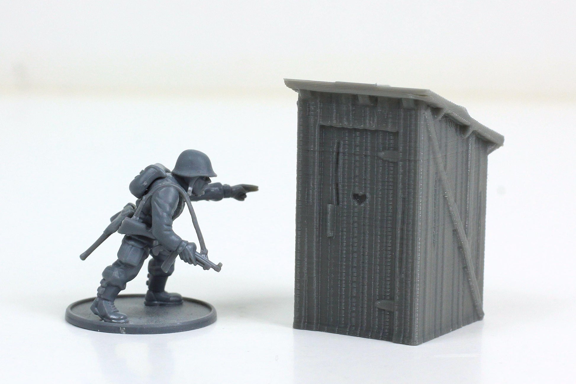 Wargaming Terrain Rural Toilet Outhouse (set of 5) Various Scales Historical Wargaming (US tariffs are pre-paid by us)