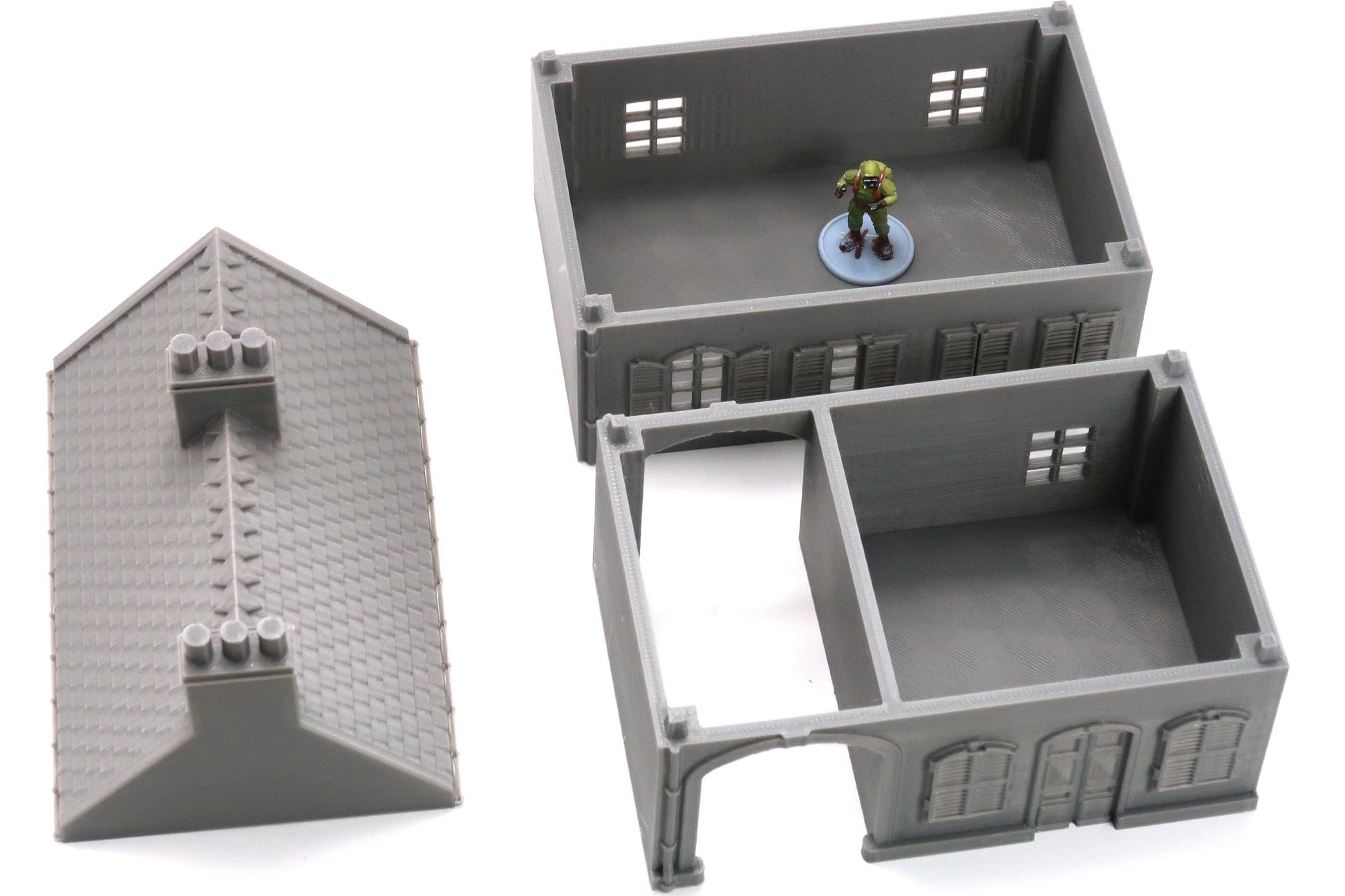 Wargaming Terrain WWII Sainte Mere Eglise French House 1 Various Scales Historical Wargaming (US tariffs are pre-paid by us)