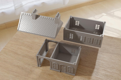 Wargaming Terrain WWII Sainte Mere Eglise French House 1 Various Scales Historical Wargaming (US tariffs are pre-paid by us)