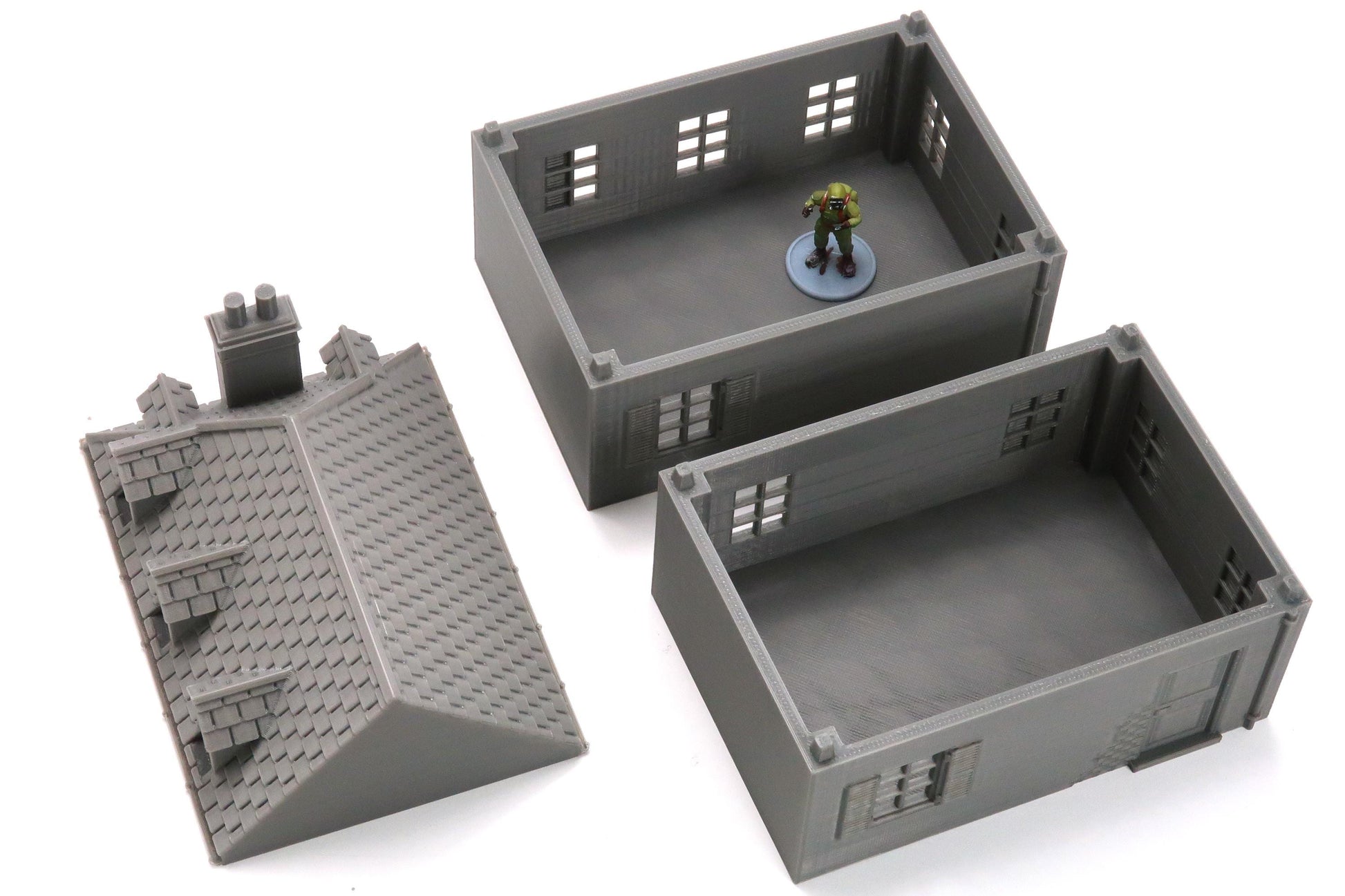 Wargaming Terrain WWII Sainte Mere Eglise French House 2 Various Scales Historical Wargaming (US tariffs are pre-paid by us)