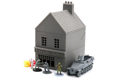 Wargaming Terrain WWII Sainte Mere Eglise French House 3 Various Scales Historical Wargaming (US tariffs are pre-paid by us)