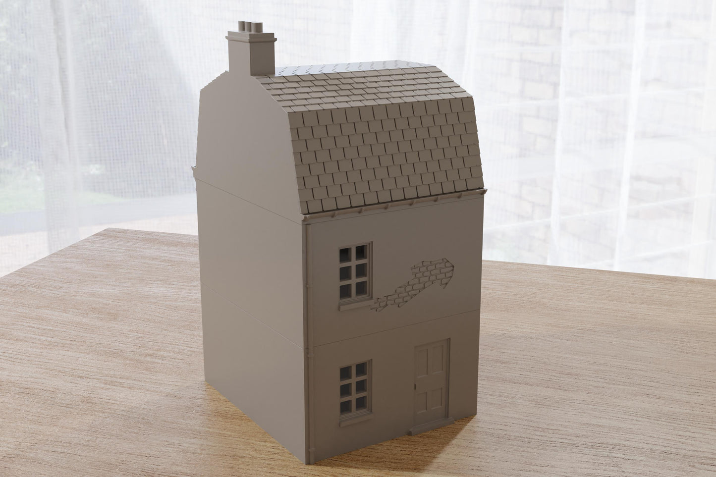 Wargaming Terrain WWII Sainte Mere Eglise French House 4 Various Scales Historical Wargaming (US tariffs are pre-paid by us)