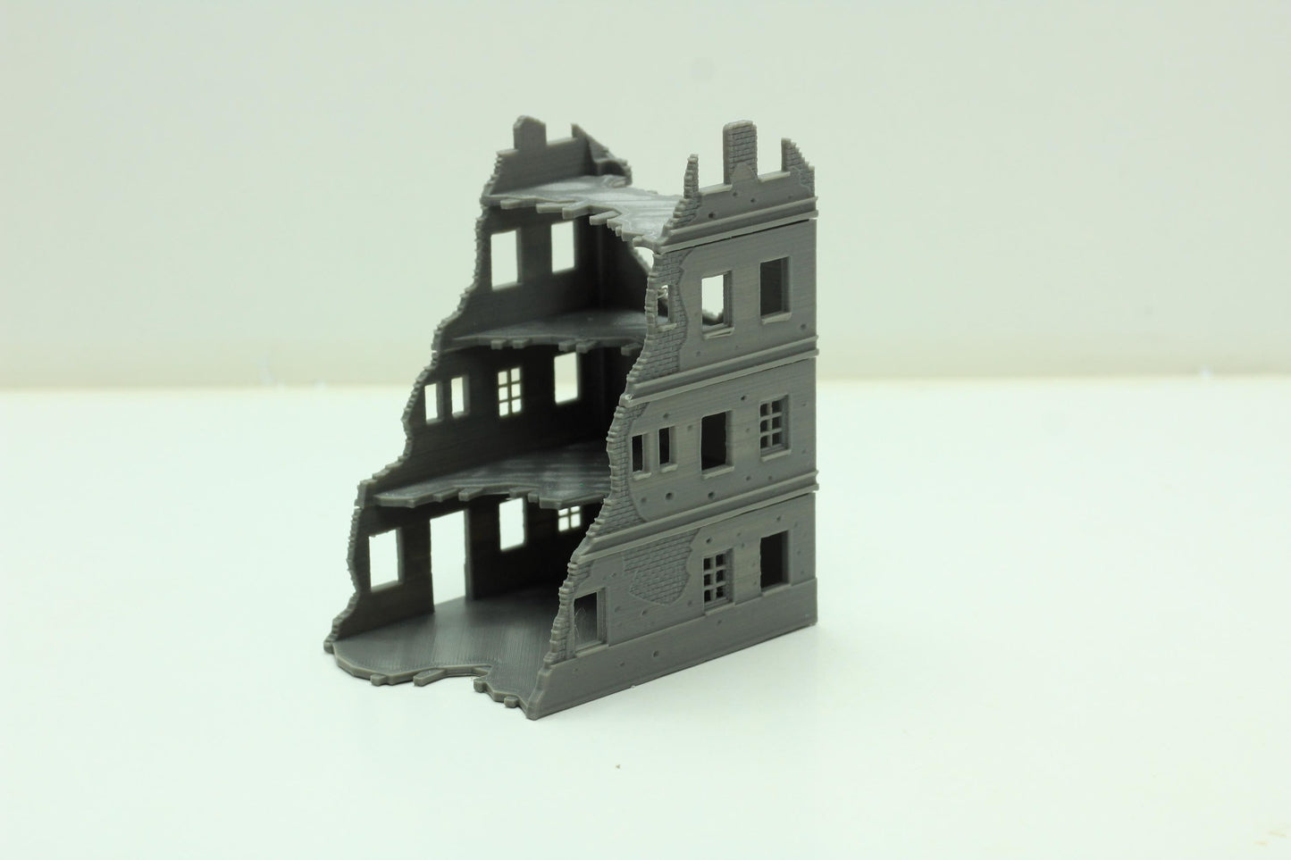 Wargaming Terrain WWII Stalingrad Ruined House 1 Various Scales Historical Wargaming (US tariffs are pre-paid by us)