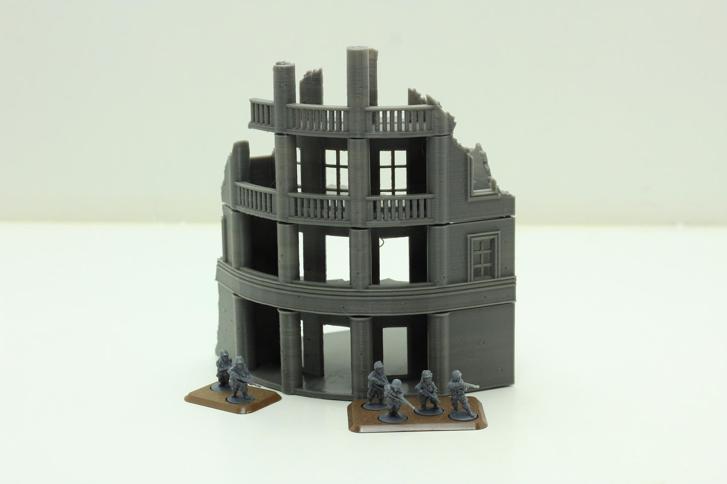 Wargaming Terrain WWII Stalingrad Ruined House 4 Various Scales Historical Wargaming (US tariffs are pre-paid by us)