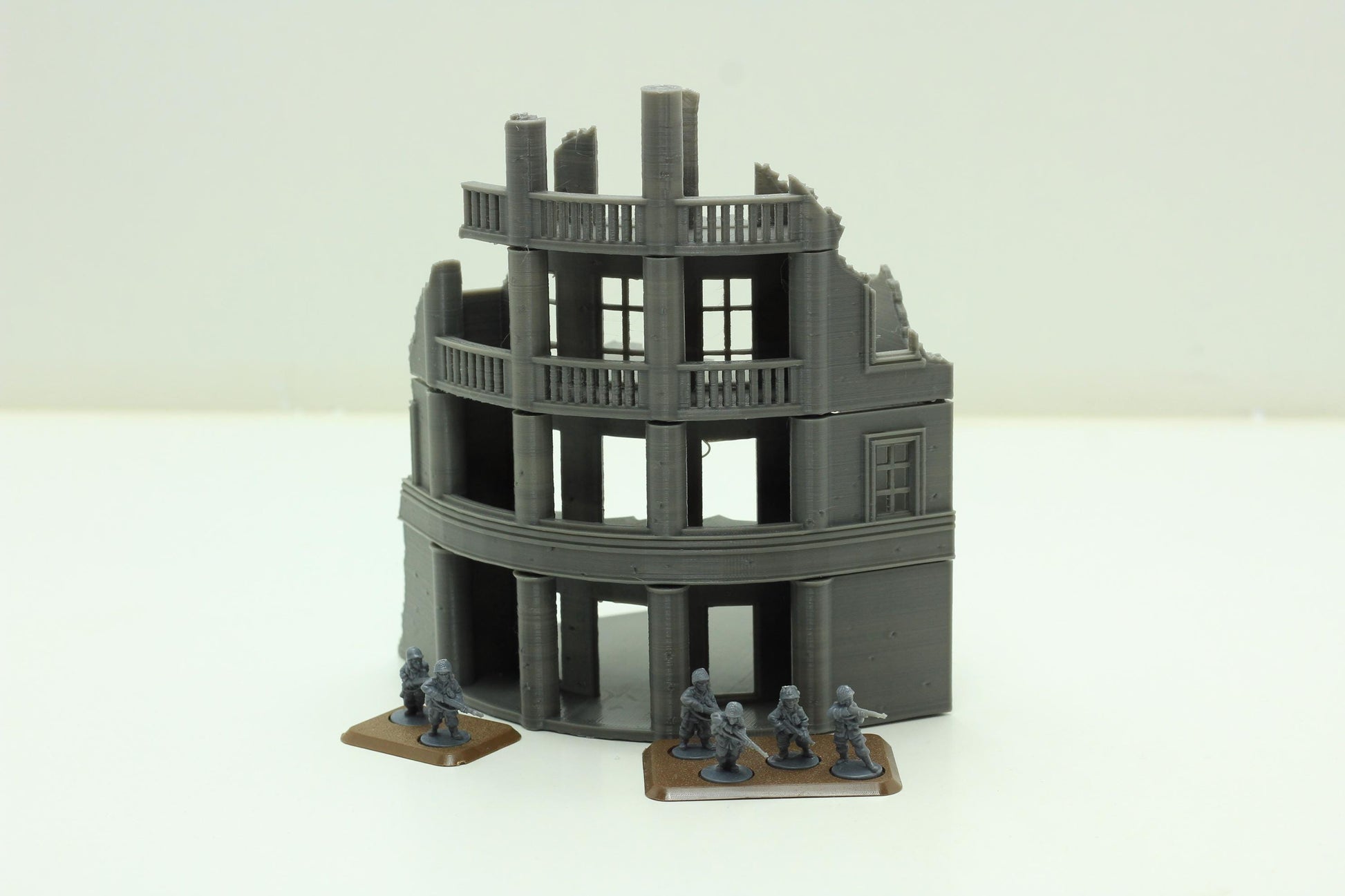 Wargaming Terrain WWII Stalingrad Ruined House 4 Various Scales Historical Wargaming (US tariffs are pre-paid by us)