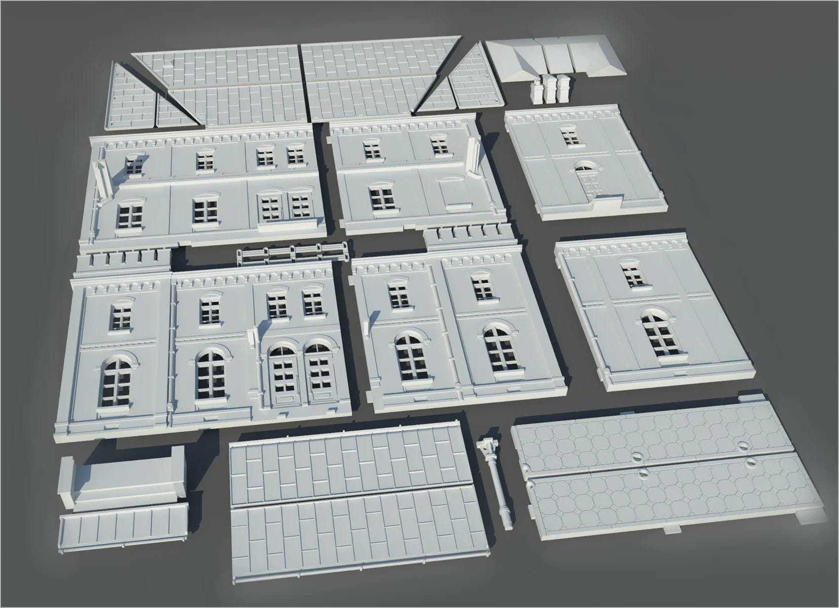 Wargaming Terrain European Train Station Various Scales Historical Wargaming (US tariffs are pre-paid by us)
