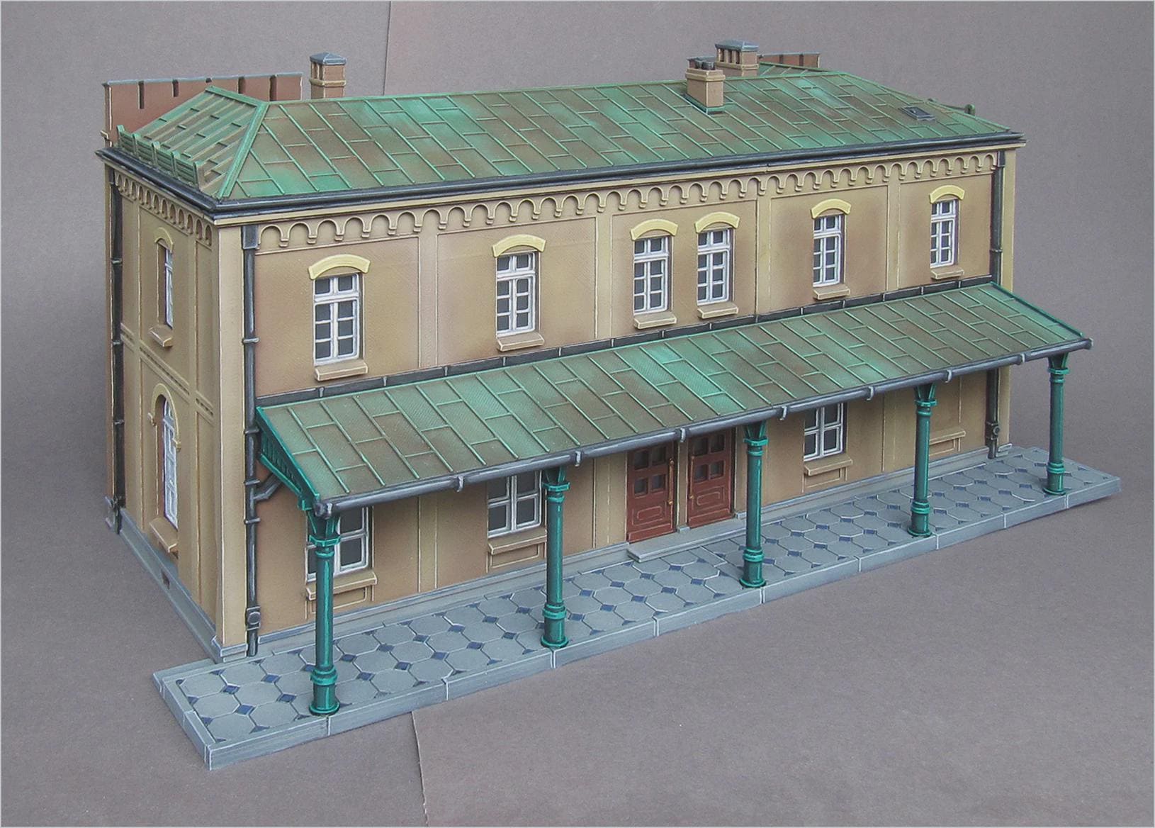 Wargaming Terrain European Train Station Various Scales Historical Wargaming (US tariffs are pre-paid by us)