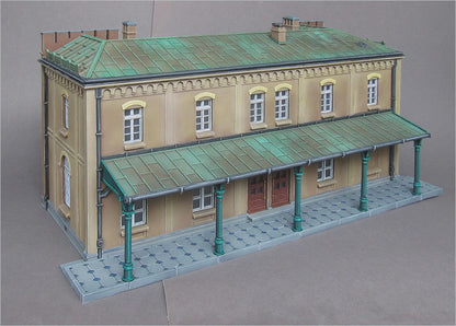 Wargaming Terrain European Train Station Various Scales Historical Wargaming (US tariffs are pre-paid by us)