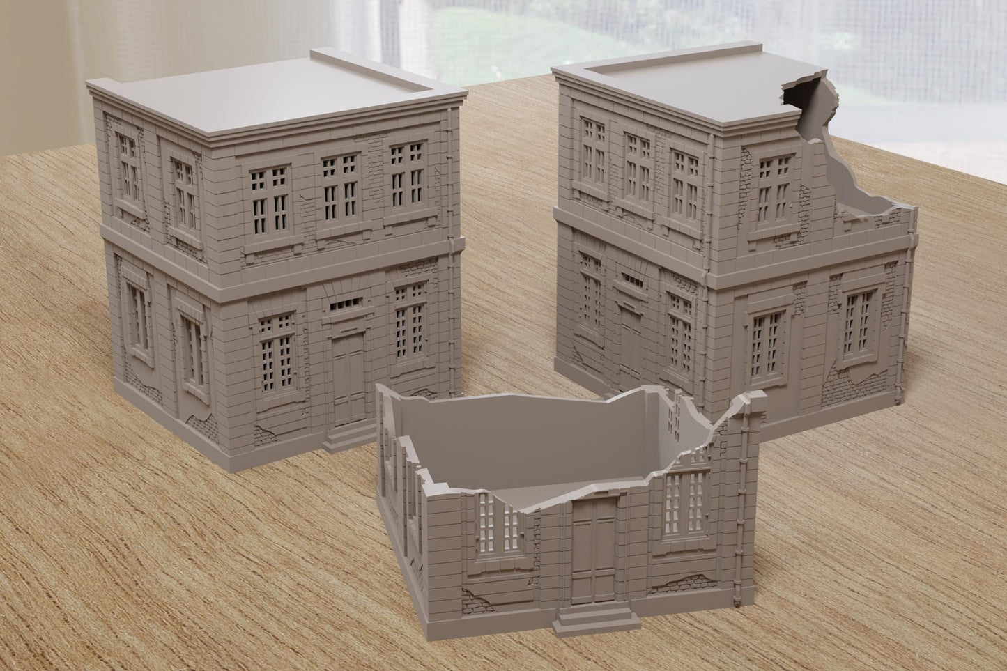 Wargaming Terrain WWII Normandy Bank Building (1 model) Various Scales Historical Wargaming (US tariffs are pre-paid by us)